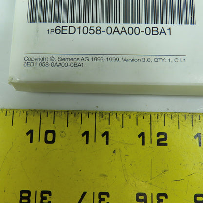 Siemens 6ED1058-0AA00-0BA1 Logo Soft Programming Software V3.0 Discs 1 To 4