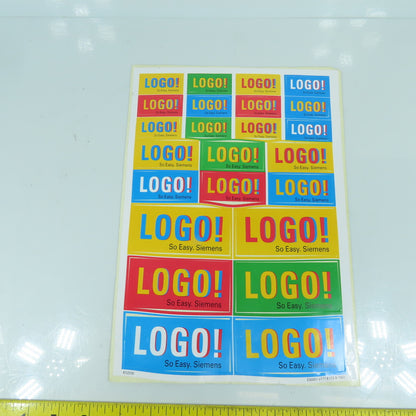 Siemens LOGO So Easy Sticker Sheet 26 Total