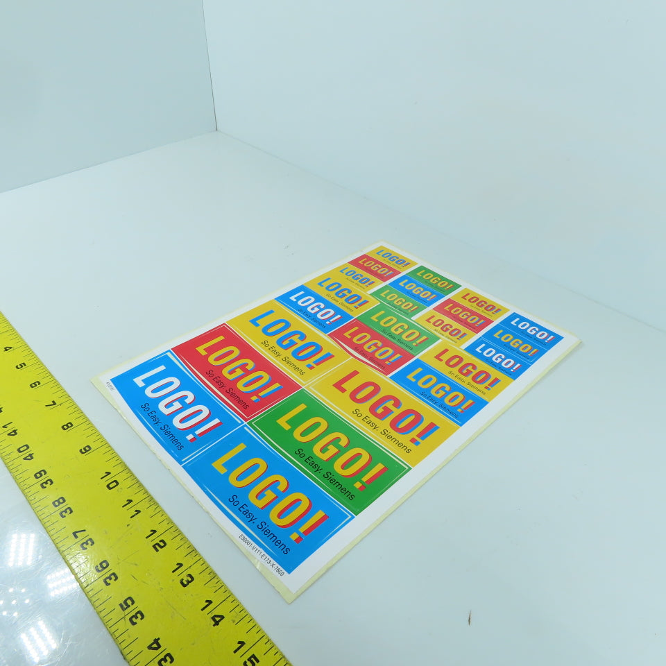 Siemens LOGO So Easy Sticker Sheet 26 Total