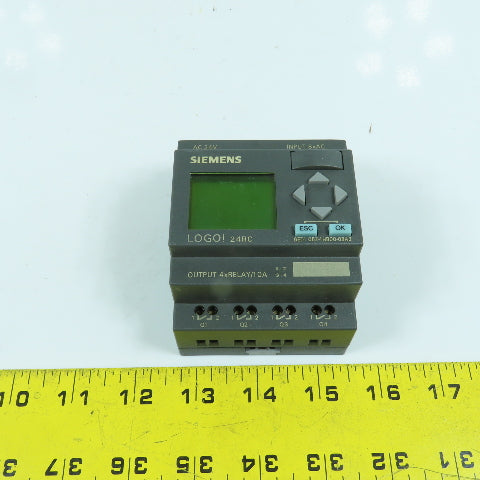 Siemens 6ED1 052-1HB00-0BA3 LOGO 24RC Logic Module