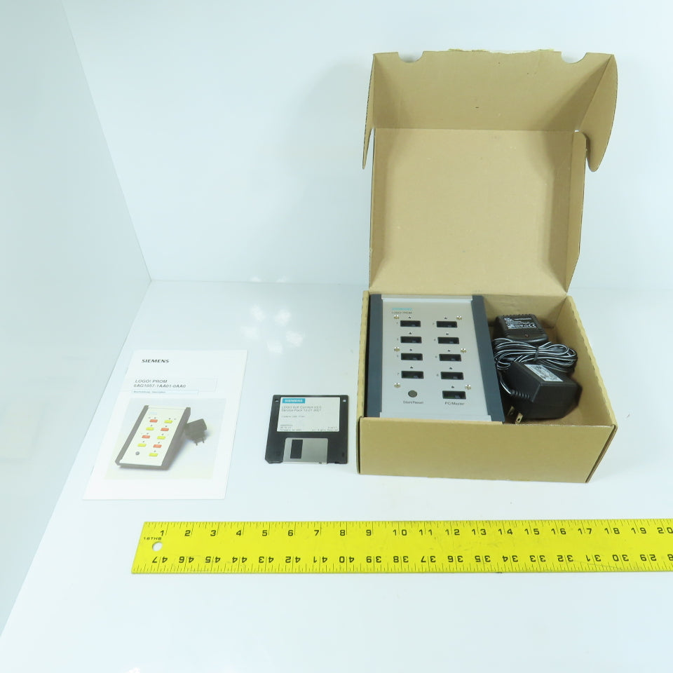 Siemens 6AG1057-1AA01-0AA0 LOGO Programming Module W/ Soft Comfort V2.0 Disc