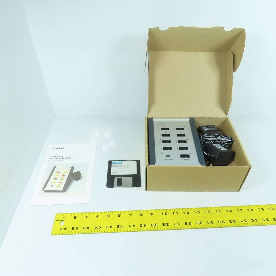 Siemens 6AG1057-1AA01-0AA0 LOGO Programming Module W/ Soft Comfort V2.0 Disc