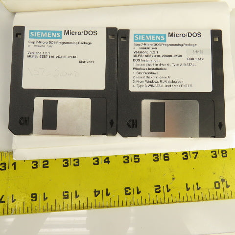 Siemens 6ES7 298-0AA00-0BA0 Simatics S7-200 Starter Kit W/ Programming & Manuals
