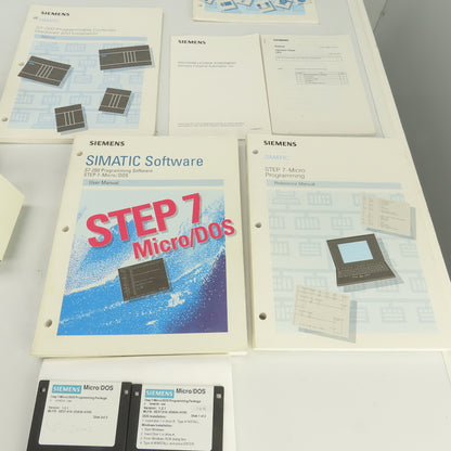 Siemens 6ES7 298-0AA00-0BA0 Simatics S7-200 Starter Kit W/ Programming & Manuals