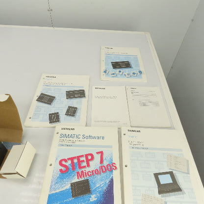 Siemens 6ES7 298-0AA00-0BA0 Simatics S7-200 Starter Kit W/ Programming & Manuals