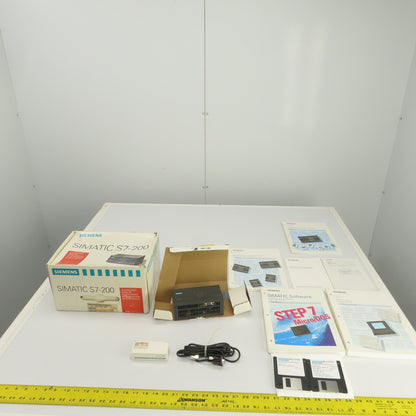 Siemens 6ES7 298-0AA00-0BA0 Simatics S7-200 Starter Kit W/ Programming & Manuals