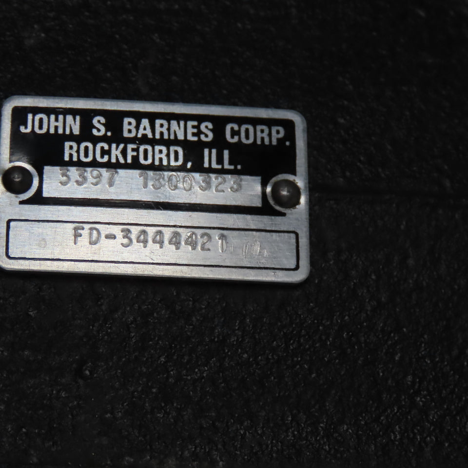 John Barnes 3397 1300323 Hydraulic Manifold 7 Port