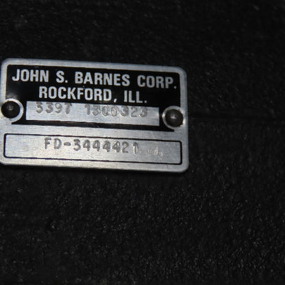 John Barnes 3397 1300323 Hydraulic Manifold 7 Port