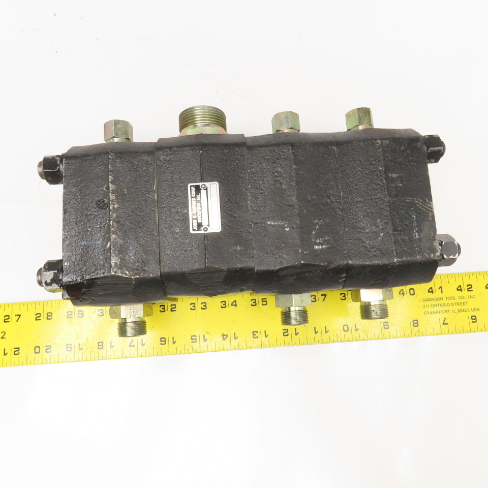 John Barnes 3397 1300323 Hydraulic Manifold 7 Port