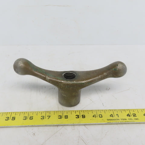 7/8-6 Acme Heavy Duty Industrial Brass Machine Handle Wing Nut