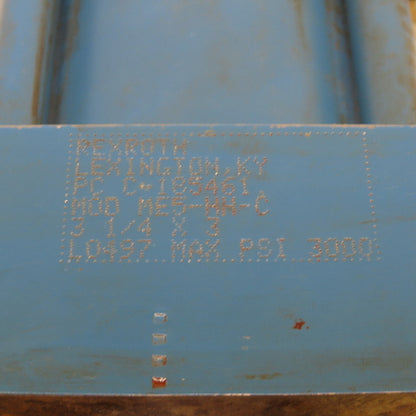Rexroth ME5-HH-C 3-1/4" Bore x 3" Stroke Hydraulic Cylinder W/ Sensors