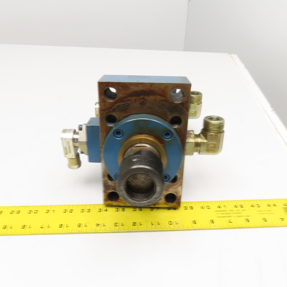 Rexroth ME5-HH-C 3-1/4" Bore x 3" Stroke Hydraulic Cylinder W/ Sensors