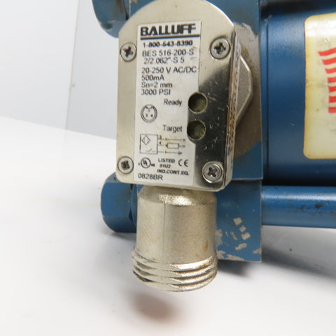Rexroth ME5-HH-C 3-1/4" Bore x 3" Stroke Hydraulic Cylinder W/ Sensors