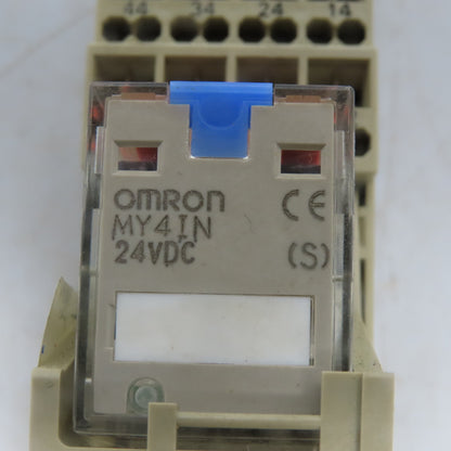 OMRON MY4IN Relay 24VDC W/Base