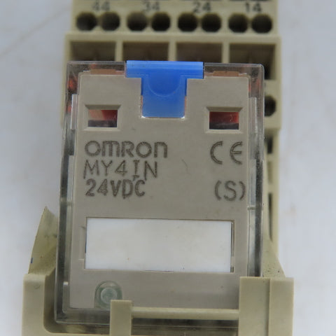OMRON MY4IN Relay 24VDC W/Base