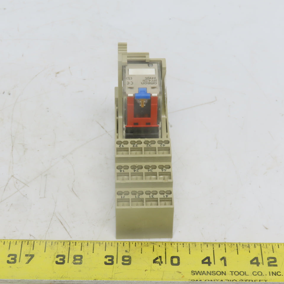 OMRON MY4IN Relay 24VDC W/Base
