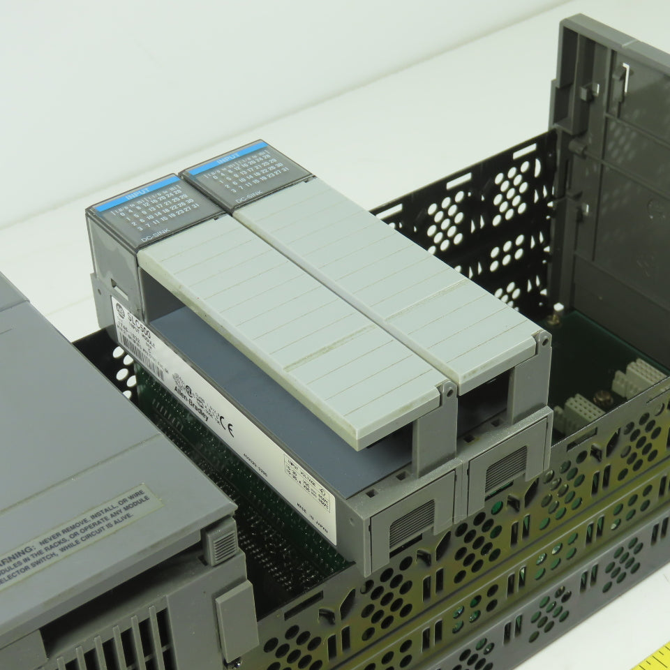 Allen Bradley 1746-A7 Ser B SLC500 7-Slot Rack W/1746-P2 Power Supply Ser C