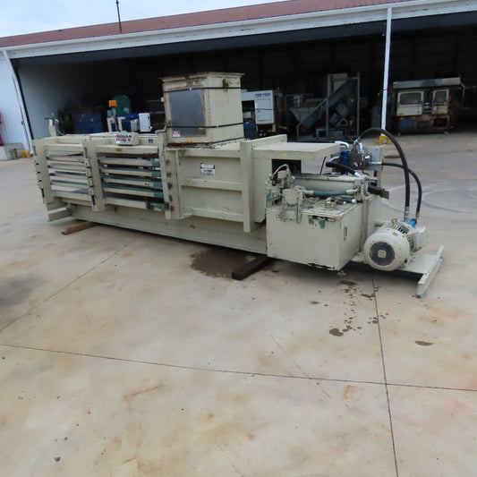 Maren 203-103 50Hp 230/460V Horizontal Trash Compactor Baler 24" x 13'