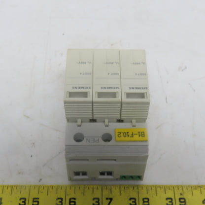 Siemens 5SD7 468-1 3 Pole 350V Overvoltage Protection Surge Protector/Arrester