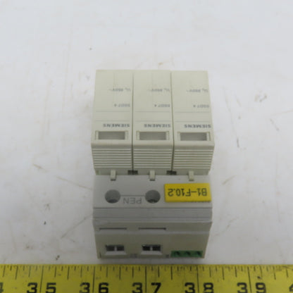 Siemens 5SD7 468-1 3 Pole 350V Overvoltage Protection Surge Protector/Arrester