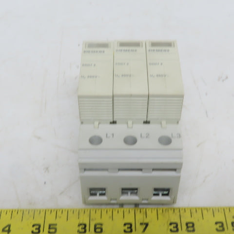 Siemens 5SD7 468-1 3 Pole 350V Overvoltage Protection Surge Protector/Arrester