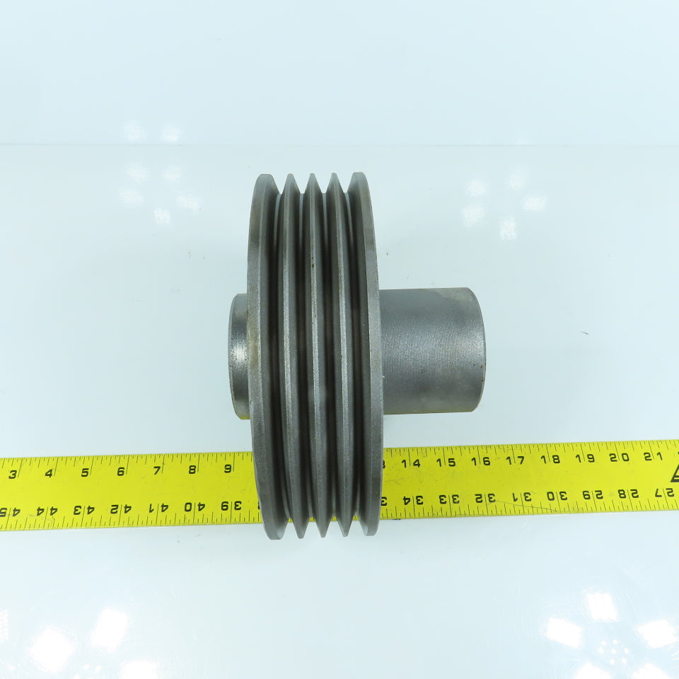 4-Groove 38° A V-Belt Pulley Sheave 1-7/8" Bore 8-1/4" OD 2-1/4" Wide