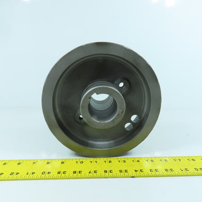 4-Groove 38° A V-Belt Pulley Sheave 1-7/8" Bore 8-1/4" OD 2-1/4" Wide