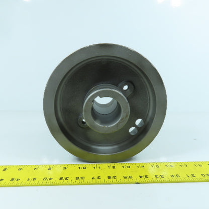 4-Groove 38° A V-Belt Pulley Sheave 1-7/8" Bore 8-1/4" OD 2-1/4" Wide