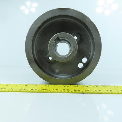 4-Groove 38° A V-Belt Pulley Sheave 1-7/8" Bore 8-1/4" OD 2-1/4" Wide