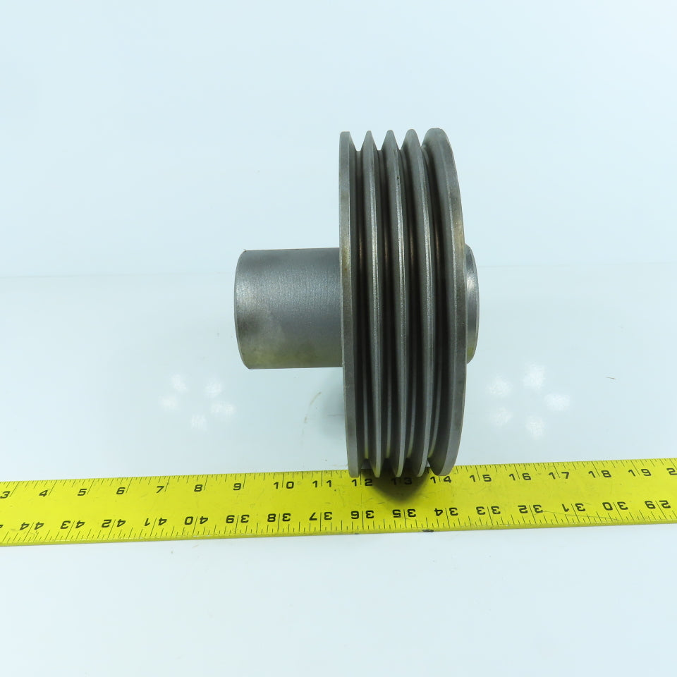 4-Groove 38° A V-Belt Pulley Sheave 1-7/8" Bore 8-1/4" OD 2-1/4" Wide