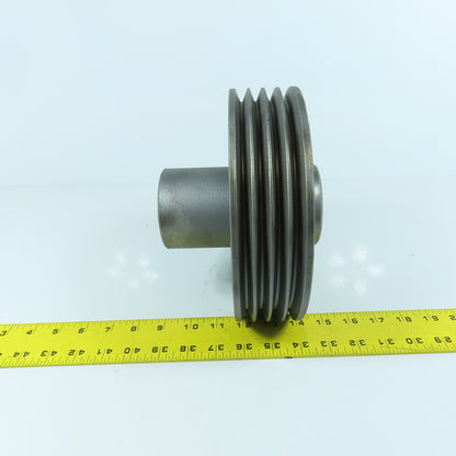 4-Groove 38° A V-Belt Pulley Sheave 1-7/8" Bore 8-1/4" OD 2-1/4" Wide