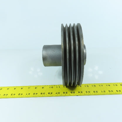 4-Groove 38° A V-Belt Pulley Sheave 1-7/8" Bore 8-1/4" OD 2-1/4" Wide
