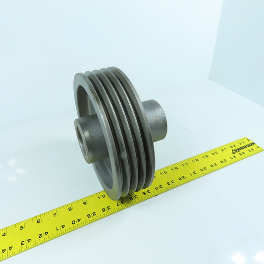 4-Groove 38° A V-Belt Pulley Sheave 1-7/8" Bore 8-1/4" OD 2-1/4" Wide