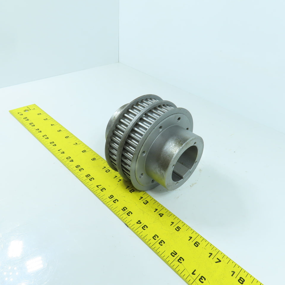 Double Space Timing Bely Pulley 4-1/2" OD 1-7/8" Bore