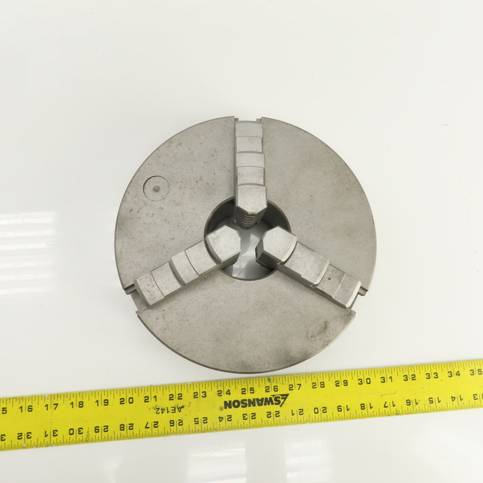 10" 3 Jaw Self Centering Lathe Chuck 3" Thru Hole 1" Wide Jaws