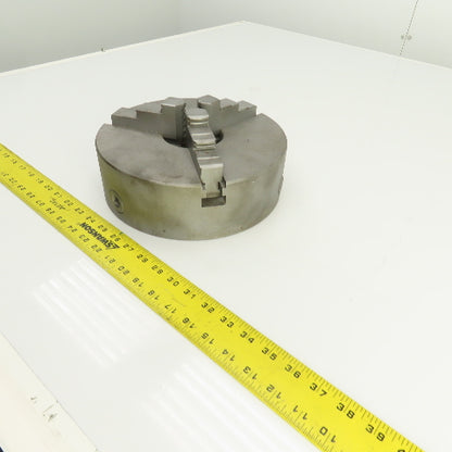 10" 3 Jaw Self Centering Lathe Chuck 3" Thru Hole 1" Wide Jaws