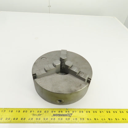 10" 3 Jaw Self Centering Lathe Chuck 3" Thru Hole 1" Wide Jaws