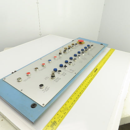 Sinico Operator Control Panel W/ E-Stop, Selector & Push Switches Indicators