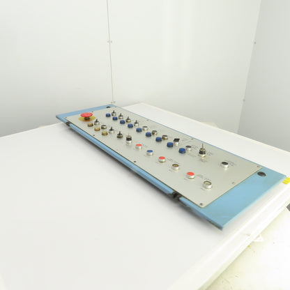 Sinico Operator Control Panel W/ E-Stop, Selector & Push Switches Indicators