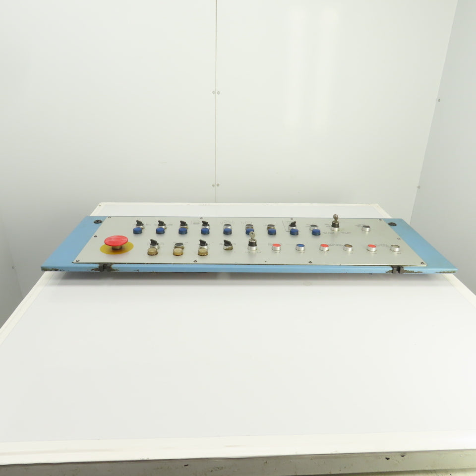 Sinico Operator Control Panel W/ E-Stop, Selector & Push Switches Indicators