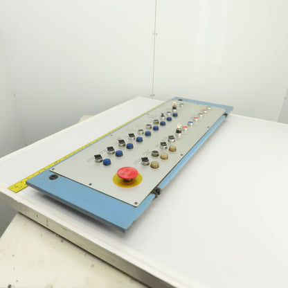 Sinico Operator Control Panel W/ E-Stop, Selector & Push Switches Indicators