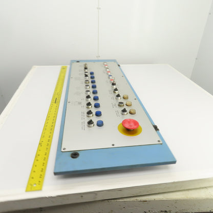 Sinico Operator Control Panel W/ E-Stop, Selector & Push Switches Indicators