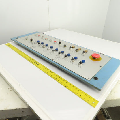 Sinico Operator Control Panel W/ E-Stop, Selector & Push Switches Indicators