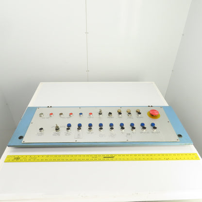 Sinico Operator Control Panel W/ E-Stop, Selector & Push Switches Indicators