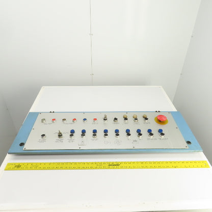 Sinico Operator Control Panel W/ E-Stop, Selector & Push Switches Indicators