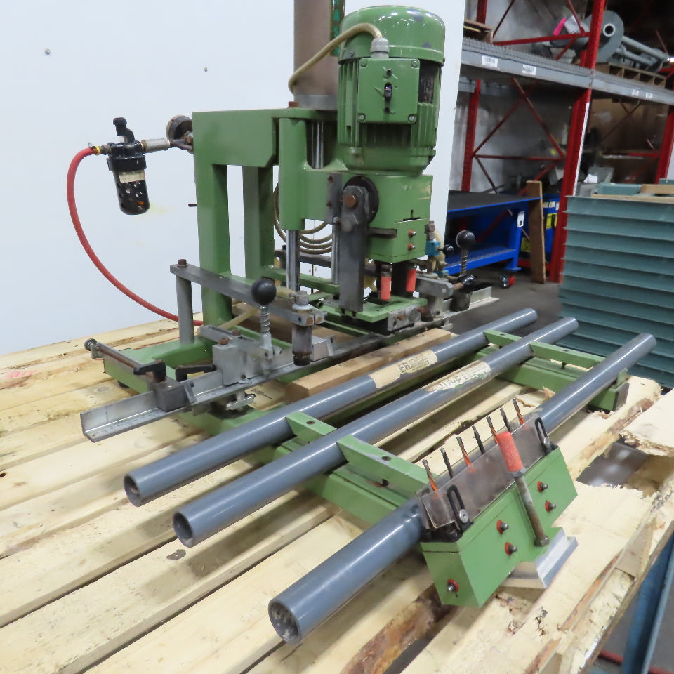 Grass 220/440V Compact Multi Head Boring Machine 2" Raised Height 12" Throat