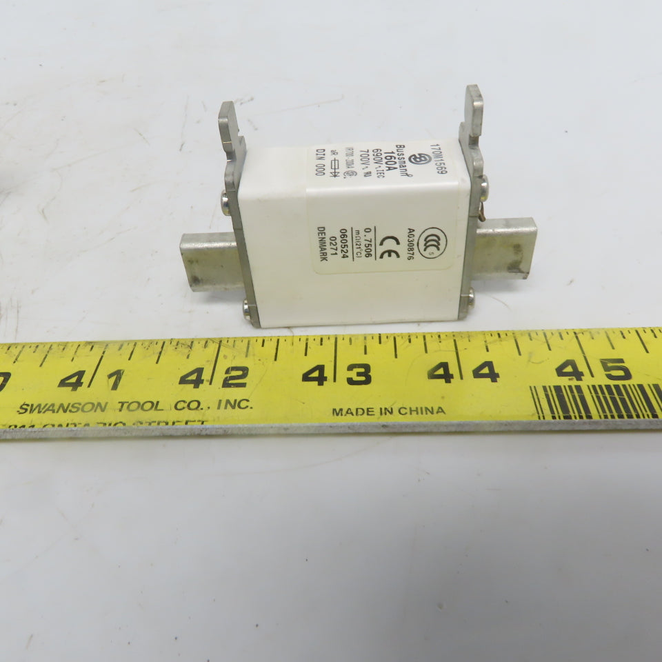 Bussmann 170M1569D Power Fuse Module 160A Lot of 3