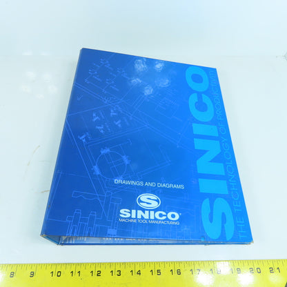 Sinico SIN-O-Matic TR81/2-350 TOP2000 CNC Machine Layout, Electrical, Hydraulic