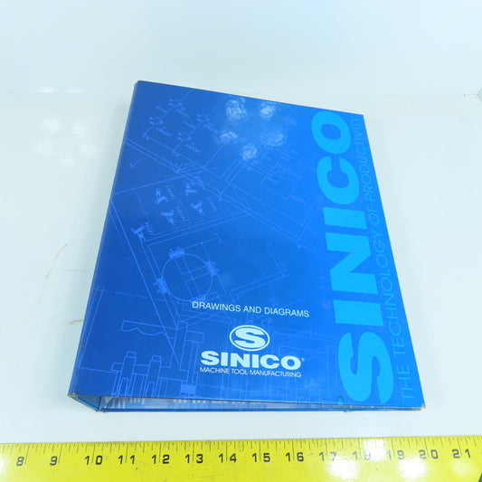 Sinico SIN-O-Matic TR81/2-350 TOP2000 CNC Machine Layout, Electrical, Hydraulic
