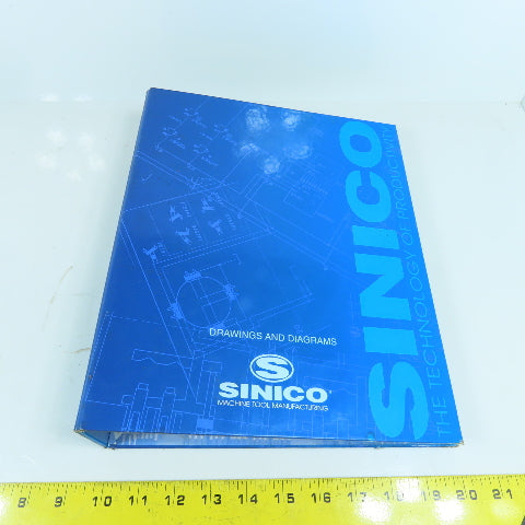 Sinico SIN-O-Matic TR81/2-350 TOP2000 CNC Machine Layout, Electrical, Hydraulic